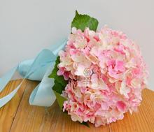 Искусственные цветы Шелковый цветок Свадебные цветок невесты с цветами в руках Калина розовый системы 2024 - купить недорого