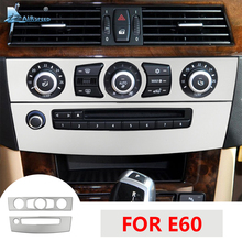 Airspeed for BMW E60 Accessories BMW E60 Stickers for BMW E60 M5 Interior Trim AC CD Frame Knob Center Console Panel Sticker 2024 - buy cheap