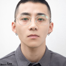 Óculos de prescrição sem parafusos ultraleve 2019 redondo miopia óptica dinamarca coreano armação de óculos homem titânio 2024 - compre barato