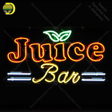 NEON SIGN For Juice Bar NEON Bulbs Sign Lamp Real GLASS Tube Decorate Beer Handcraft Advertise custom neon light Personalized 2024 - buy cheap