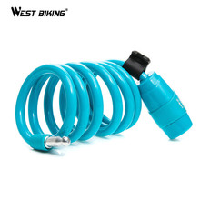 WEST BIKING Wire Cable Locks For Multicolor Bike Clip Alloy Material High Strength Bicycle Parts Anti-theft Bicycle Cycling Lock 2024 - buy cheap