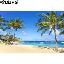 DIAPAI 5D DIY Diamond Painting 100% Full Square/Round Drill "Seaside scenery" Diamond Embroidery Cross Stitch 3D Decor A22265 2024 - buy cheap