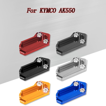 Para KYMCO AK550 2017 2018 accesorios de motocicleta CNC aleación de aluminio Kickstand Sidestand Stand Ampliador extensión placa Pad 2024 - compra barato