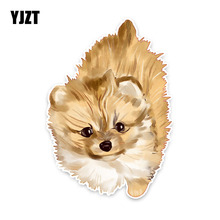 YJZT 11.2CM*16CM Interesting Animal Dog PVC Car Bumper Car Sticker Decal 5-1730 2024 - buy cheap