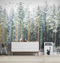 3D Wall Mural Photo Wallpaper Bird Forest Nature Scenery Mural Wall Paper Roll Bedroom TV Background Wall Covering Wall Decor 2024 - buy cheap