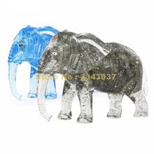 Elephant Puzzle 3d Crystal Puzzles Animal Assembled Model Diy Birthday Gift Toys For Kids Toy 2024 - buy cheap
