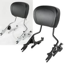 Motorcycle 4 Point Docking Sissy Bar Backrest Pad For Harley Touring Road King Electra Street Glide FLHR FLHX 2014-2020 2019 2024 - buy cheap
