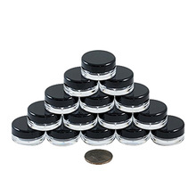 Small Round Bottle 10Pcs/20Pcs/50Pcs 3g Cosmetic Jars Refillable Bottles Empty Jars Eye Shadow Makeup Cream Lip Balm Container 2024 - compre barato