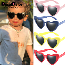 Детские поляризационные солнцезащитные очки D321, гибкие черные солнцезащитные очки для мальчиков и девочек, детские солнцезащитные очки, для детей и девочек, для детей 2024 - купить недорого