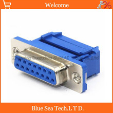 100 sets NEW 15 Pin D-SUB DB15 socket/jack Female IDC Flat cable Connector,Snap,solder-free type,Pressure line 2024 - buy cheap