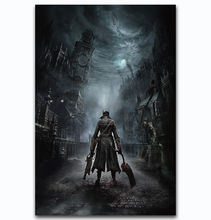 Juego Clásico Bloodborne Movie, cartel de Arte de seda, pegatina de pared, regalo de decoración, nuevo 2024 - compra barato