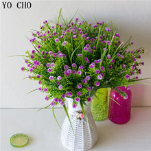 Gypsophila-flores artificiales de YO CHO, ramas de hierba de plástico, flores falsas, respiración para bebé, boda, decoración de Navidad 2024 - compra barato