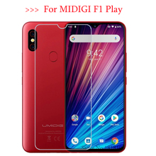 Umidigi f1 jogar vidro temperado bom premium 9 h protetor de tela película de vidro protetora acessórios para umidigi f1 play 6.3 Polegada 2024 - compre barato