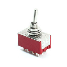 6mm Panel Mount 4PDT ON/OFF/ON 3 Position Power Control Toggle Switch AC 250V 2A 2024 - buy cheap