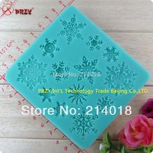 Free shipping snow mold wholesale hot sale chocolate silicon mold  fondant Cake decoration mold No.si211 2024 - buy cheap