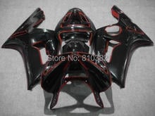 Custom Motorcycle Fairing kit for KAWASAKI Ninja ZX6R 03 04 ZX6R 636 2003 2004 Cool red gloss black Fairings set +gifts SQ04 2024 - buy cheap