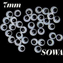 Wholesale Free Shipping 1000PCS/lot Size 7mm Black And White Oval Design Imitate Animal Eye Dolls Eye For Toy DIY 2024 - buy cheap