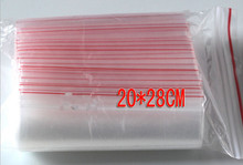 100PCS 20x28cm transparent travel gift packing bag plastic bag for necklace/jewelry/ food small ziplock clear self seal bags pe 2024 - buy cheap