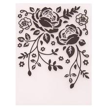 Plastic Embossing Folder Template DIY Scrapbook Photo Album Card Making Decoration Crafts Flower 2024 - buy cheap