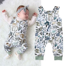 Newborn Infant Baby Girl Boy Cotton Casual O neck  Sleeveless Romper Jumpsuit  Outfit Summer Clothes 2024 - buy cheap