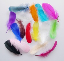 20 / 50 / 100 pcs 12-20cm 16 Colors Goose Feather Wedding decoration  DIY Craft plumage material accessories plume 2024 - buy cheap