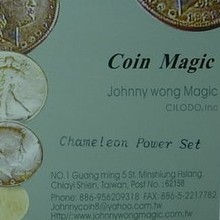 Camaleón de conjunto mágica Moneda de trucos Magie cerca de accesorios para trucos de ilusionismo mentalismo 2024 - compra barato