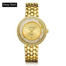 Vintage Women's Watch Luxury Metal Bracelet Quartz Bracelet Gold Bracelet Crystal Diamond Gold Watch  relogio feminino #60 2024 - buy cheap