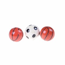 Futebol e basquete decoração 1pcdoll acessórios 1:6/1:12 casa de boneca em miniatura bolas esportivas de futebol 2024 - compre barato