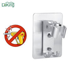 LeKing Wall Gel Mounted Shower Head Stand Bracket Holder Hand Held Bathroom Shower Head Fitting Portable Bathroom Accessories 2024 - buy cheap
