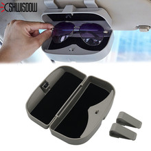 1pc New Car Sunglasses Holder Replace Door Handle Plastic Glasses Case Cage Storage Buckle Installed Box Interior Auto Accessory 2024 - buy cheap