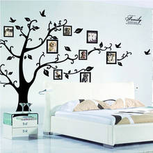 DIY Family Photo Frame Tree Wall Sticker Home Decor Living Room Bedroom Wall Decals Poster Home Decoration Wallpaper Mural Art 2024 - buy cheap