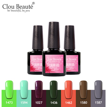 Гель-лак для ногтей Clou Beaute, полуперманентный светодиодный лак для ногтей 10 мл, 179 цветов, красный, розовый, зеленый, отмачиваемый 2024 - купить недорого