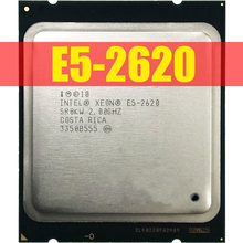Intel processador xeon six-core, processador de cpu six-thread com 15m 95w, lga 2620, 2.0 ghz 2024 - compre barato