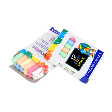 12 pcs/Lot Dustless Teacher Colour Chalk Pen Drawing Chalks For Blackboard Stationary Office School Supplies 2024 - buy cheap
