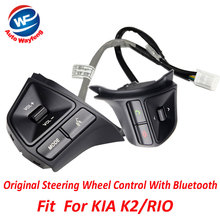 Botón de control de volante Original para KIA K2, ajustador de control de audio CD y DVD, alta calidad, 2016 2024 - compra barato