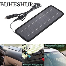 Портативное зарядное устройство на солнечной батарее BUHESHUI, 18 в, 4,5 Вт, 12 В, зарядное устройство на солнечной батарее для автомобильной лодки, бесплатная доставка 2024 - купить недорого