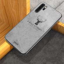 For Huawei P30 Pro Case Cloth Distressed Hard Back Cover Soft Frame Fabric Fundas For Huawei P20 Lite P 20 Phone Cases 2024 - buy cheap