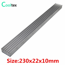 2pcs/lot 230x22x10mm Aluminum Heatsink heat sink radiator for Chip RAM LED IC COOLER cooling 2024 - buy cheap