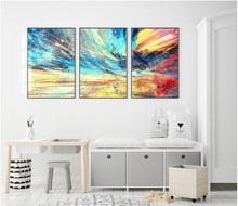 Colored Abstract Lines Print Picture Wall Art Canvas Paintings Poster Decoration for Living Room No Framed 2024 - buy cheap