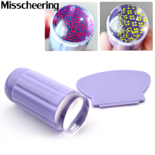 New 2.8 centímetros de Geléia Claras Nail Art Stamping Kit Stamper Scraper Polonês DIY Imprimir Template Manicure Ferramentas 2024 - compre barato