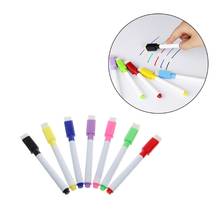 5Pcs Whiteboard Pen Erasable Dry White Board Markers Black Ink Fine Size Nip 2024 - buy cheap