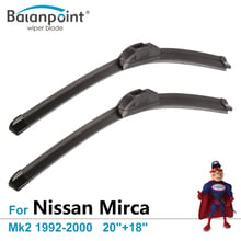 Escobillas de limpiaparabrisas para Nissan Micra Mk2 1992-2000 20 "+ 18", Juego de 2 Uds., la mejor consola 2024 - compra barato