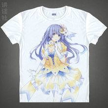 Camiseta de manga curta date a live, camiseta de anime yoshino com manga curta, camiseta fofa de anime, camiseta para jovens, camiseta para cosplay 2024 - compre barato