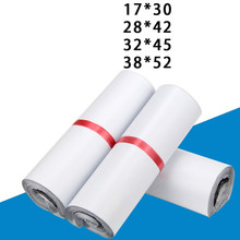 Bolsas de plástico autoadhesivas para correo, sobres de correo de polietileno blanco, envío gratuito por dhl, 1000 unids/lote 2024 - compra barato