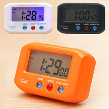 Portable Mini Sized Digital Electronic Travel Alarm Clock Automotive Electronic Stopwatch LCD Clock With Snooze Backlight 2024 - buy cheap