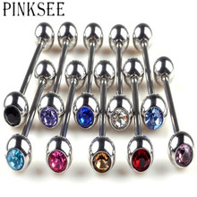 PINKSEE-20 piezas variados de acero inoxidable, Piercing para la barra, bola 2024 - compra barato