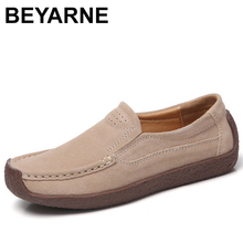 BEYARNE Women Boat Shoes Suede Leather Slip on Square Toe Ladies Casual Flats Tassel Knot Breathable Shoes For Women Summer New 2024 - buy cheap