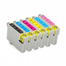 Full Ink 6PCS Ink Cartridge T0811 T0812 T0813 T0814 T0815 T0816 for Epson Stylus Photo R270 R390 RX590 R610 TX700W TX800W TX650 2024 - buy cheap