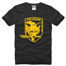 Metal Gear Solid FOX HOUND Game T Shirts Men Short Sleeve O Neck Cotton Men's T Shirt Fitness Tee Shirt Homme Camisetas Hombre 2024 - buy cheap