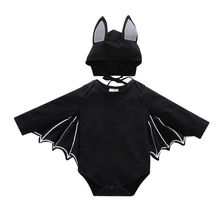 Costume Newborn Baby Boy Bat sleeve  Romper Jumpsuit+Hat Clothes 2024 - buy cheap